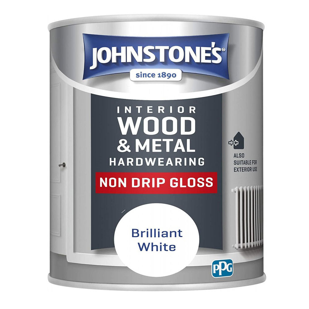 Johnstone-s-Non-Drip-Gloss-Paint-Brilliant-White-750ml Johnstone-s-Non-Drip-Gloss-Paint-Brilliant-White-750ml